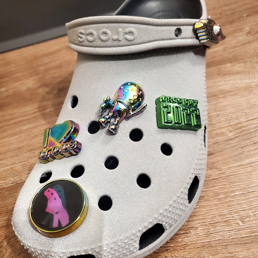Croc Day X Crocs Classic Clog  2022 Metal Jibbitz Size Men 10/ women 12